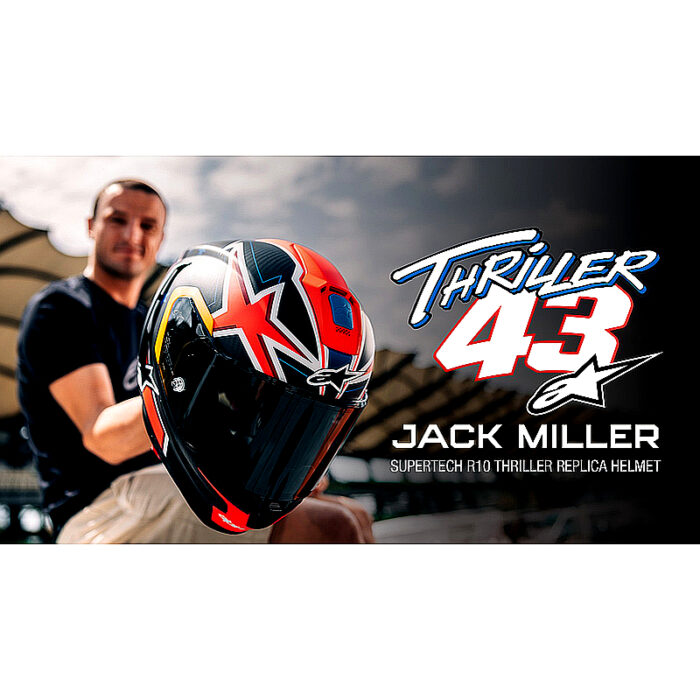 Alpinestars Supertech R10 Miller Casco Integral de Carbono - Imagen 8