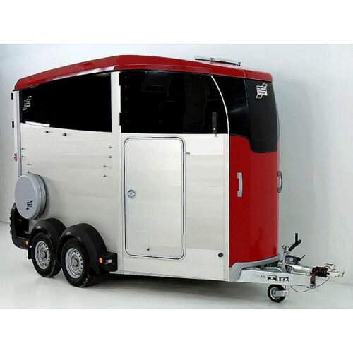Ifor Williams HBX 511 remolque para caballos, rojo, 2 plazas