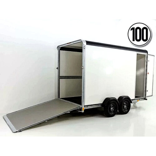 Henra Boxvan Remolque cerrado 465x183x220 cm 2,7t Negro