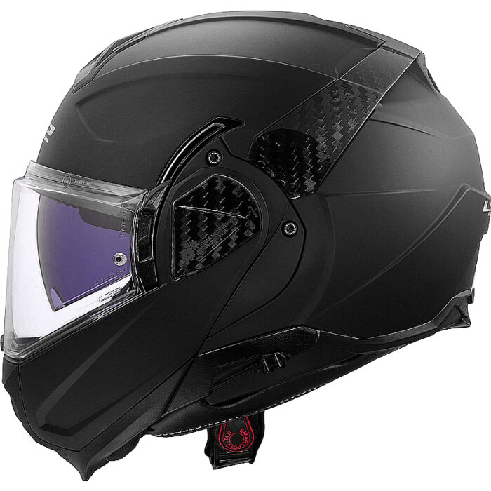 Casco abatible LS2 FF910 Advant II Carbon Mate Negro - Imagen 2