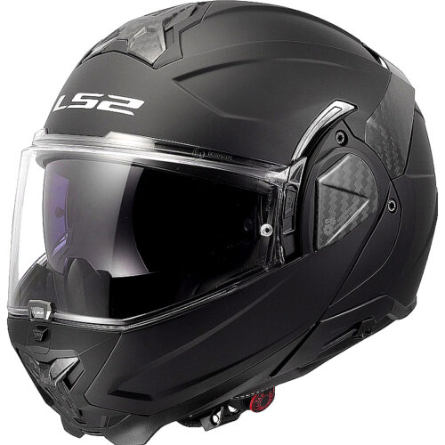 Casco abatible LS2 FF910 Advant II Carbon Mate Negro