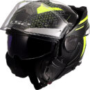 Casco abatible LS2 FF910 Advant II Carbon negro-amarillo