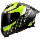Casco integral LS2 FF807 Dragon Trax Hi Vis Carbon