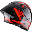 Casco integral Scorpion Exo R1 Evo II Air negro/plata/rojo