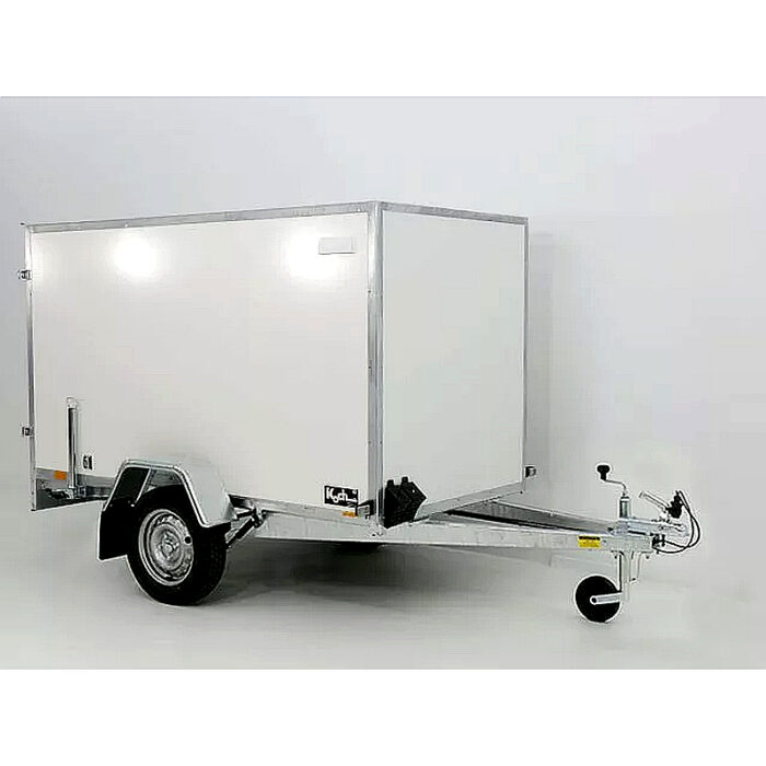 Remolque cerrado BK 750 kg, 135 x 248 x 150 cm, blanco - Imagen 4