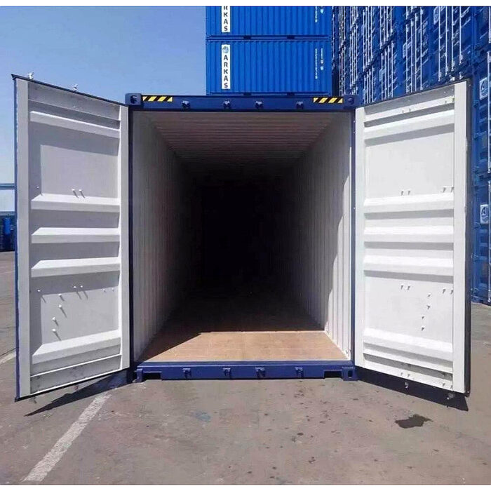Contenedor marítimo de 40 pies High Cube – Azul RAL 5013 - Imagen 3