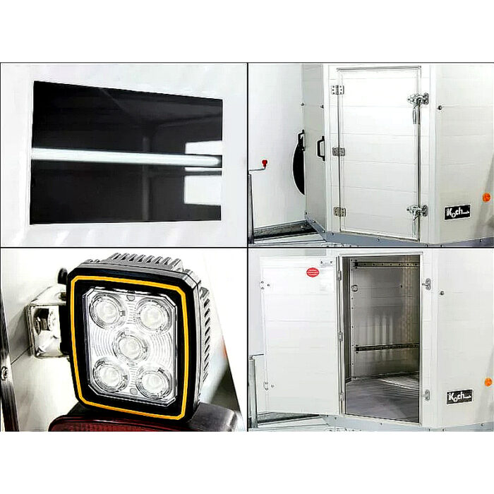Koch Profi Remolque para ganado 185x550 cm, 3,5t, suelo de aluminio - Imagen 12