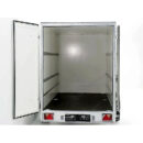 Remolque cerrado BK 146x304x180 cm, 1300 kg, blanco