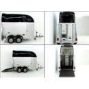 Humbaur Single Alu 1600 remolque caballos con montura