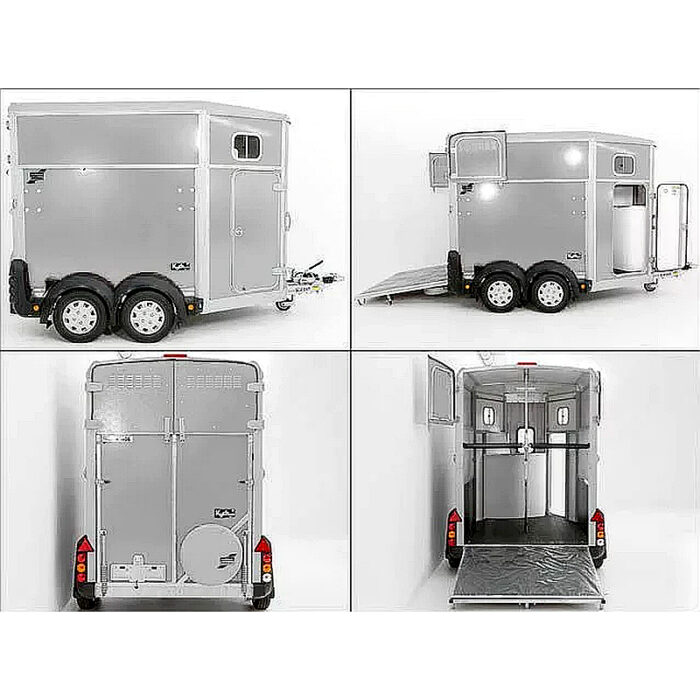 Ifor Williams HB506 remolque para caballos, plata - Imagen 12