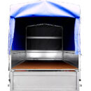 Garden Trailer 201 Kipp 750 kg, remolque basculante con lona