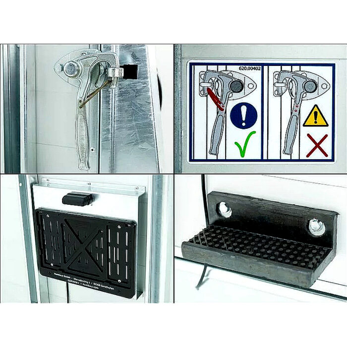 Humbaur XANTHOS AERO 2400 – Remolque para caballos de 2 plazas - Imagen 11