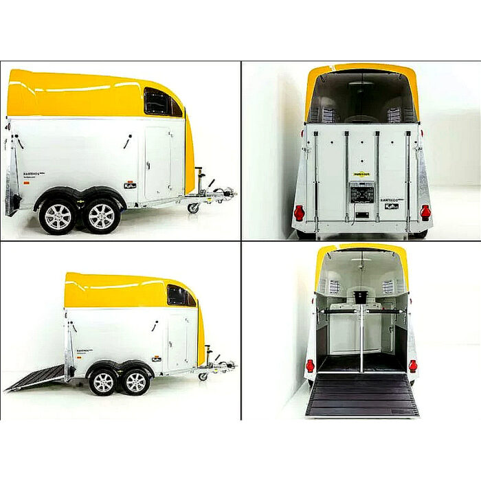 Humbaur XANTHOS AERO 2400 – Remolque para caballos de 2 plazas - Imagen 4