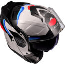 Casco abatible LS2 FF910 Advant II Carbon blanco/azul/rojo