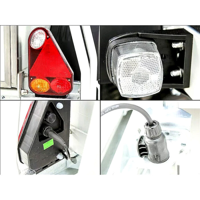 Blomert ISI Blitz Alu Remolque para Caballos 2 plazas, color plata - Imagen 14