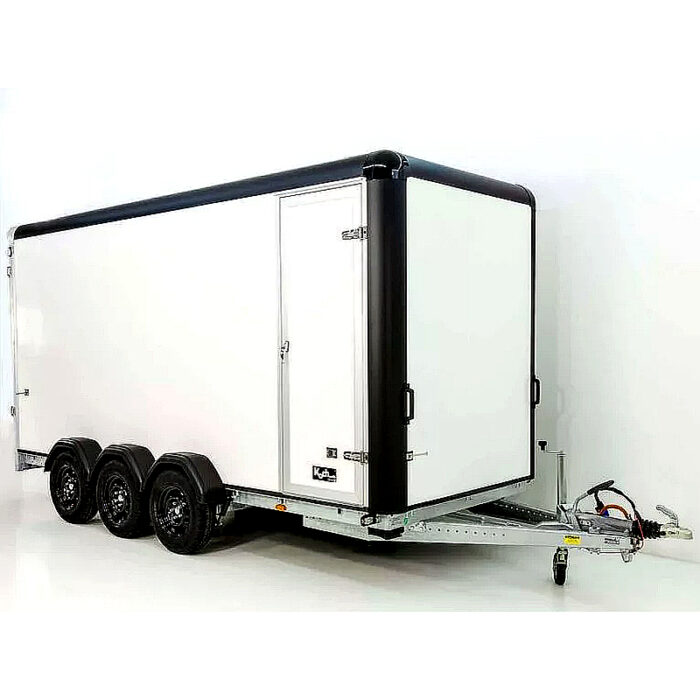 Henra Boxvan Remolque cerrado negro 3,5t Tridem - Imagen 2