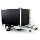 Remolque cerrado BK Black Edition 1300 kg, 258x148x157 cm