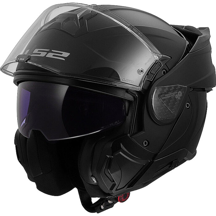 Casco abatible LS2 FF910 Advant II Carbon Mate Negro - Imagen 9