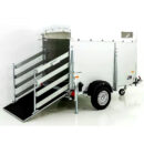 Humbaur Remolque para ganado 130x250 cm, 1,5 t, aluminio