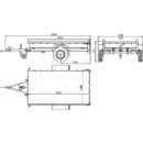 Garden Trailer 230 Remolque basculante 750 kg