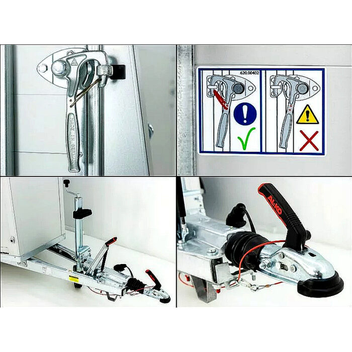 Humbaur Single Alu 1600 remolque caballos con montura - Imagen 7