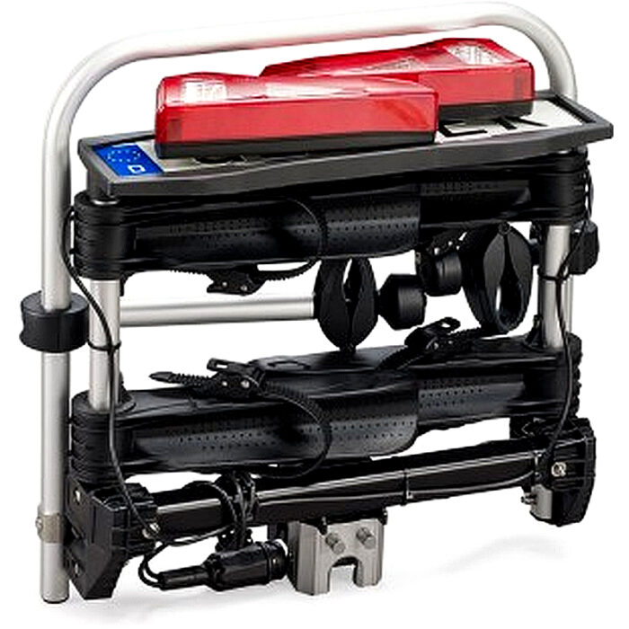 Uebler F24, portabicicletas plegable y ligero para 2 bicicletas - Imagen 3