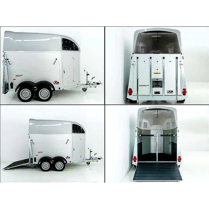 Humbaur XANTHOS 2000 remolque caballos aluminio 2 plazas - Imagen 5