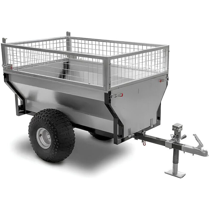 Remolque basculante galvanizado de 500 kg