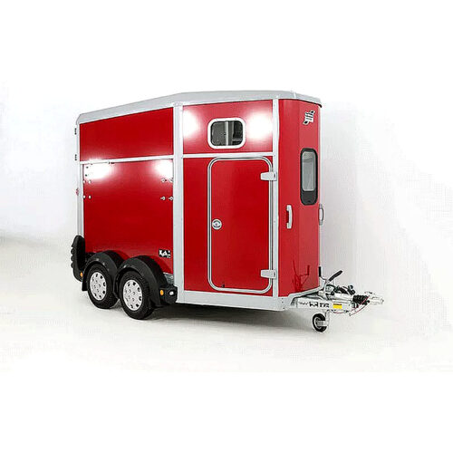 Ifor Williams HB506 remolque para caballos, 2 plazas, rojo