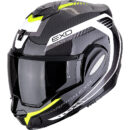Casco abatible Scorpion Exo-Tech Carbon negro/amarillo ML