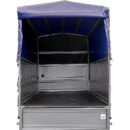 Remolque de jardín UNITRAILER 230 KIPP 750 kg con lona alta