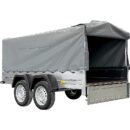 Remolque de jardín UNITRAILER 264/2 KIPP, 750 kg, basculante