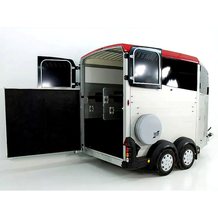 Ifor Williams HBX 511 remolque para caballos, rojo, 2 plazas - Imagen 6