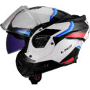 Casco abatible LS2 FF910 Advant II Carbon blanco/azul/rojo