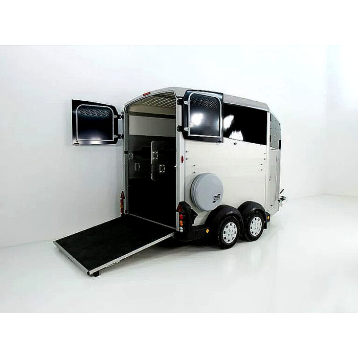 Ifor Williams HBX 511 remolque para caballos, plata - Imagen 6