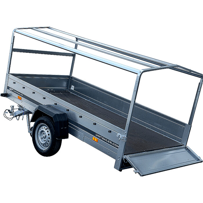 Remolque largo para coche PKW-Anhänger 264 KIPP con lona alta - Imagen 7