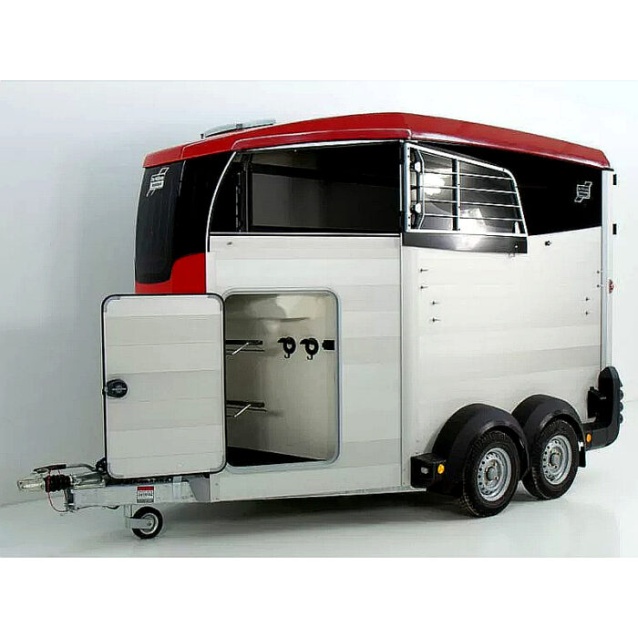Ifor Williams HBX 511 remolque para caballos, rojo, 2 plazas - Imagen 3