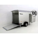 Debon Cargo Remolque Cerrado 1300 kg, 295x148x195 cm
