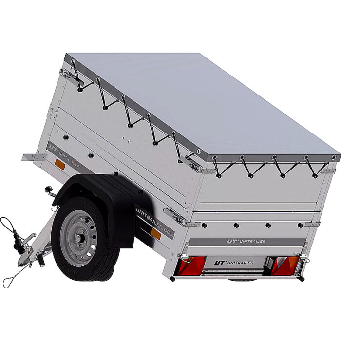 Garden Trailer 150 KIPP con laterales y lona - Imagen 4