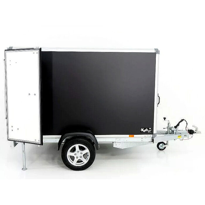 Remolque cerrado BK Black Edition 1300 kg, 258x148x157 cm - Imagen 3