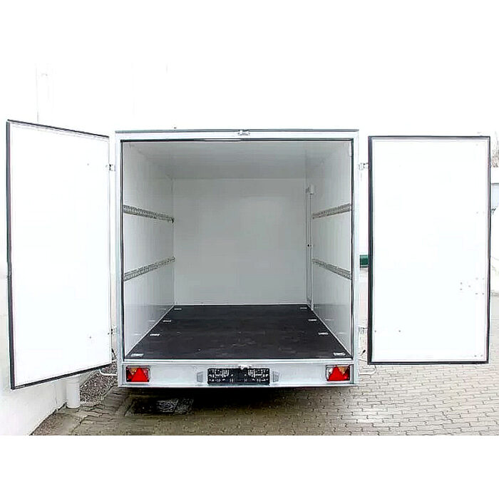 Remolque cerrado BK 200x400 cm, 2,7 t, 100 km/h, con rampa - Imagen 6