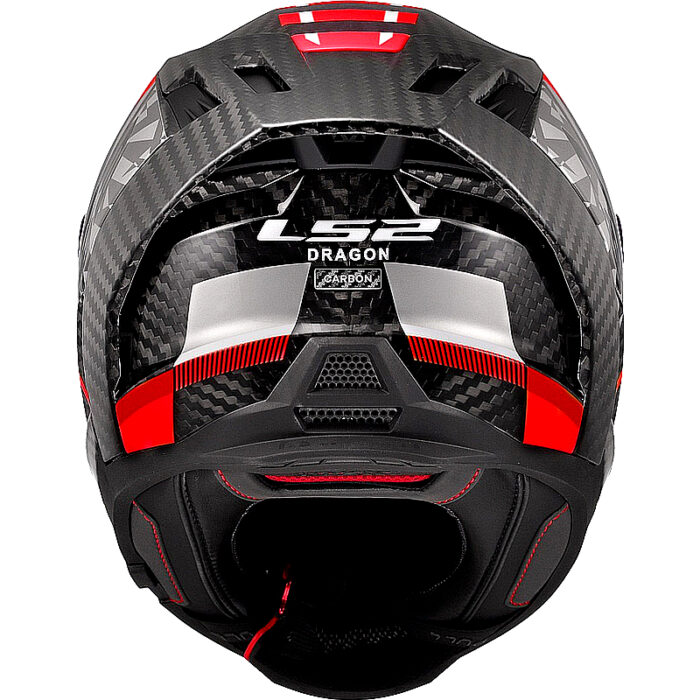 Casco integral LS2 FF807 Dragon Carbon con visera solar - Imagen 4