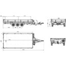 Unitrailer TASKER 400/3C Remolque Hidráulico de 3 Ejes