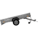 Remolque Garden Trailer 264 KIPP con lona plana, 750 kg