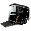 Humbaur Maximus 2700 S, remolque para caballos, negro