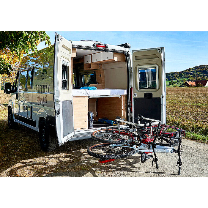 Uebler H21 Z, portabicicletas plegable para 2 bicicletas - Imagen 2