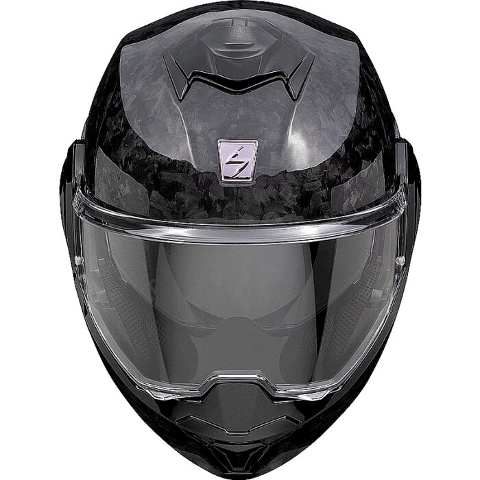 Casco abatible Scorpion Exo Tech Carbon Onyx - negro brillante - Imagen 2