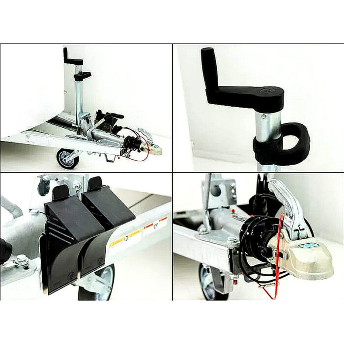 Humbaur Maximus 2700 S, remolque para caballos, blanco - Imagen 9