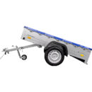 Garden Trailer 201 KIPP con lona plana y rueda de apoyo