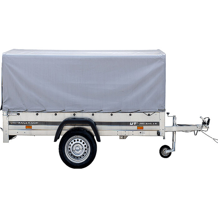 Remolque PKW 230x125 cm, 750 kg, basculante con lona alta - Imagen 3